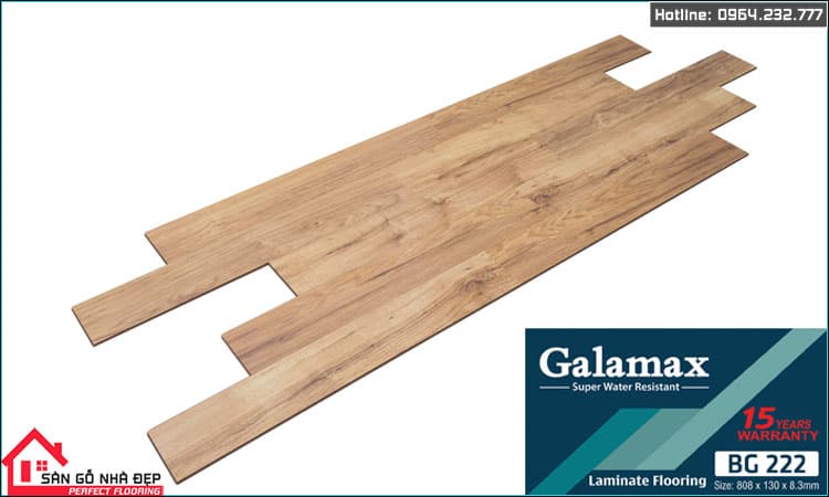 Sàn gỗ Galamax 8mm BG222 - Ảnh 3