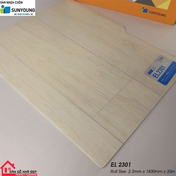 Sàn nhựa cuộn SUNYOUNG EL2301 | Báo giá sàn nhựa rẻ nhất Hà Nội