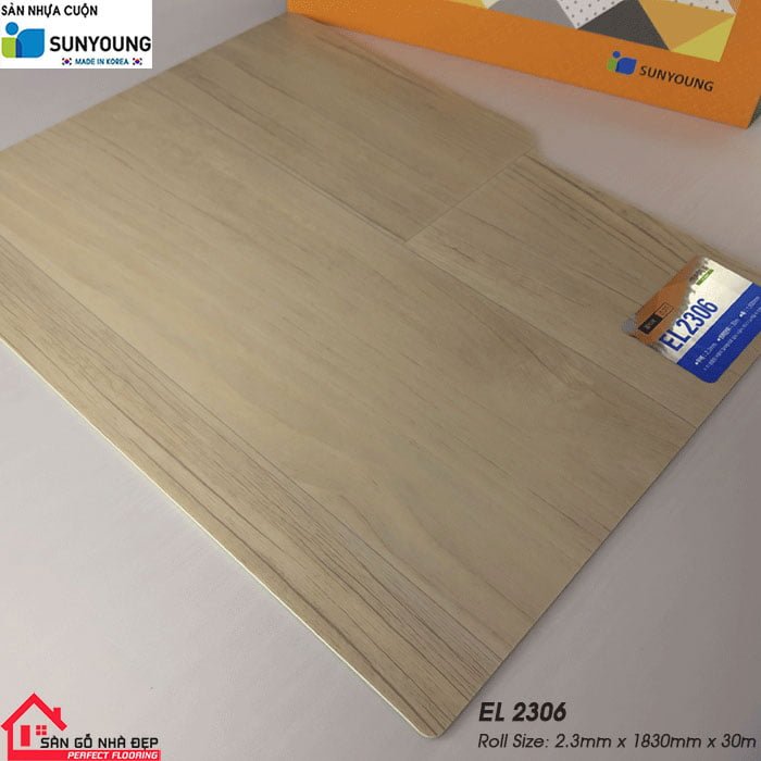 Sàn nhựa cuộn SUNYOUNG EL2306 | Báo giá sàn nhựa rẻ nhất Hà Nội
