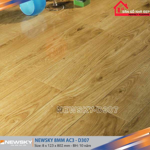 Sàn gỗ Newsky D307 | Sàn gỗ công nghiệp Việt Nam giá rẻ