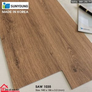 sàn nhựa dán keo sunyoung saw1035