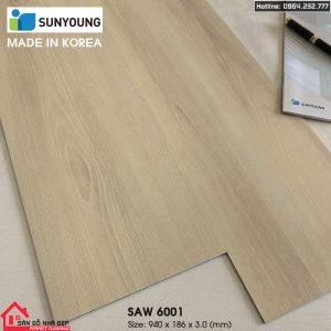 sàn nhựa dán keo sunyoung saw6001
