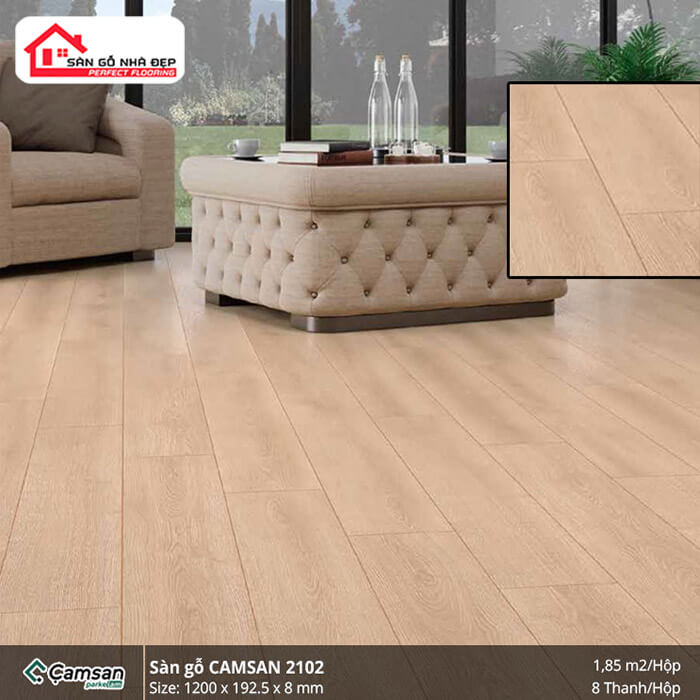 Sàn Gỗ Camsan Modern 8mm 2102