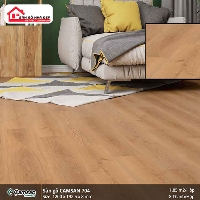 Sàn Gỗ Camsan Klasik 8mm 704