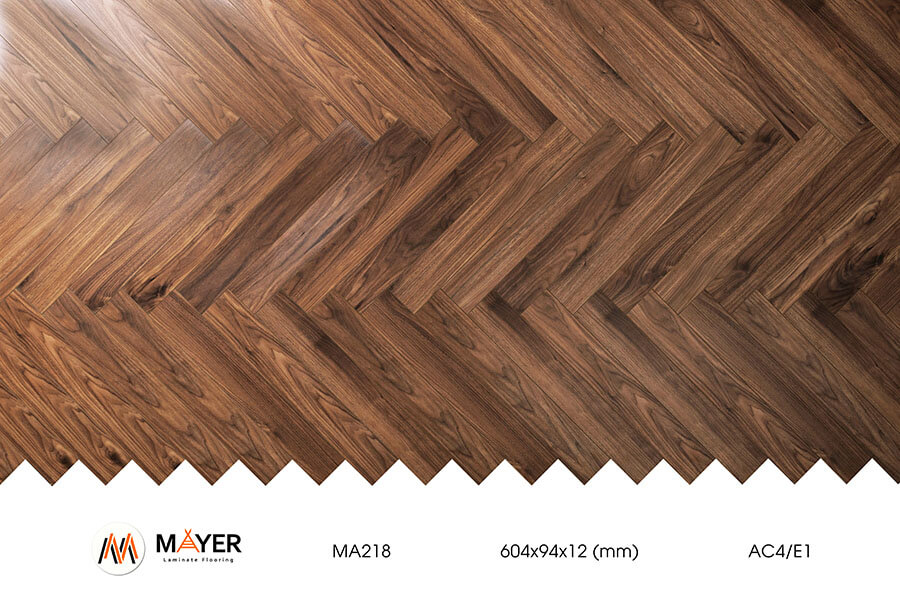 Sàn gỗ Mayer Xương Cá MA218 | Báo giá sàn gỗ Mayer tốt nhất hiện nay