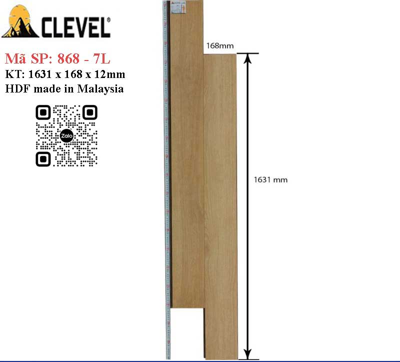 Sàn gỗ Clevel 868-7L - Ảnh 2