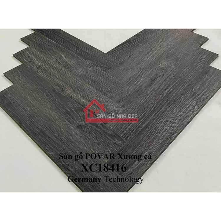 Sàn gỗ Povar Xương Cá XC18416