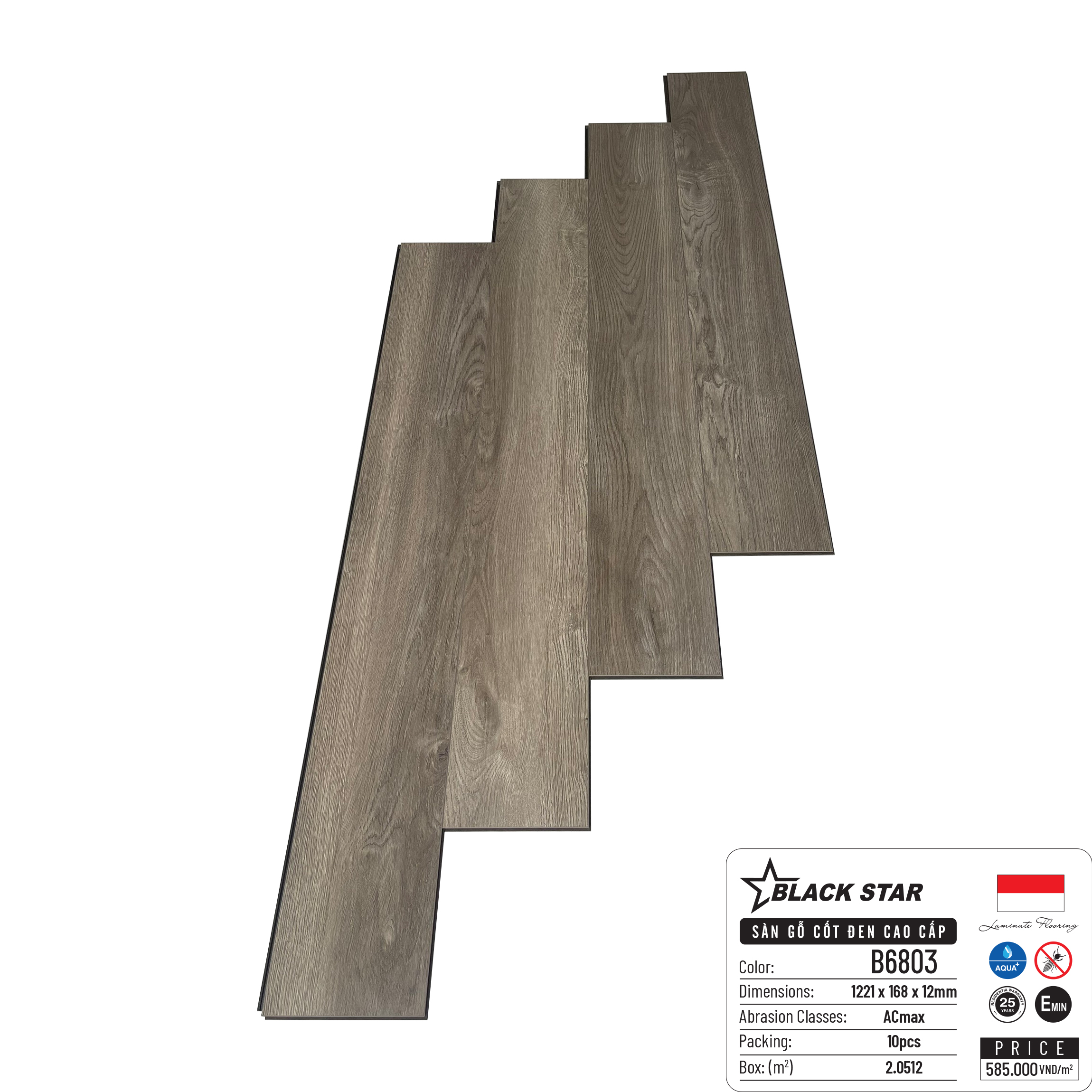 Sàn gỗ Black Star B6803 - Ảnh 2