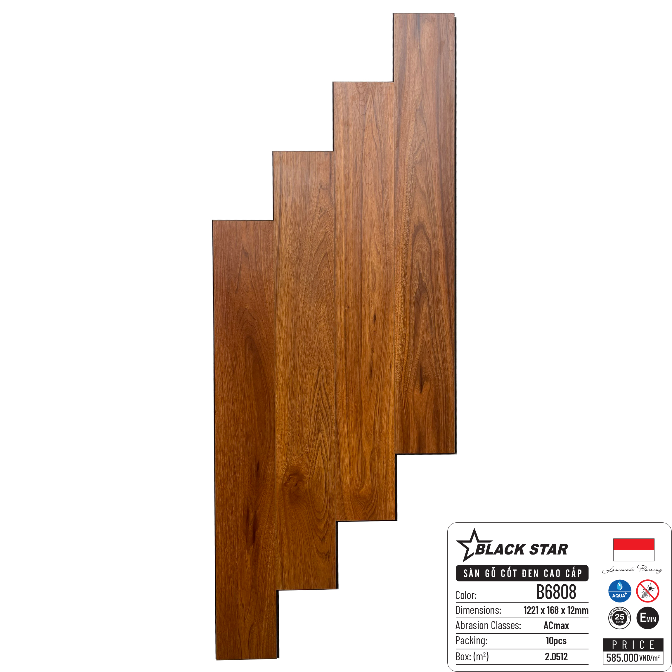 Sàn gỗ Black Star B6808