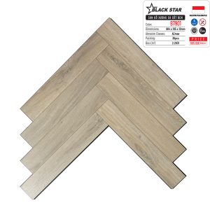 Sàn gỗ xương cá Black Star B7901