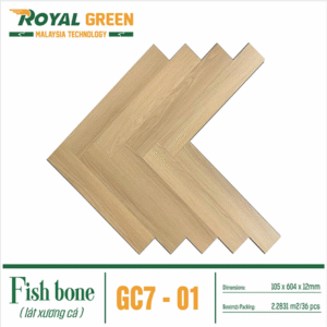 Sàn gỗ xương cá Royal Green GC7-01