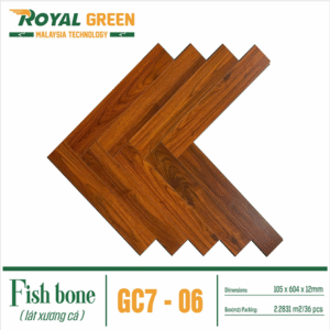 Sàn gỗ xương cá Royal Green GC7-06