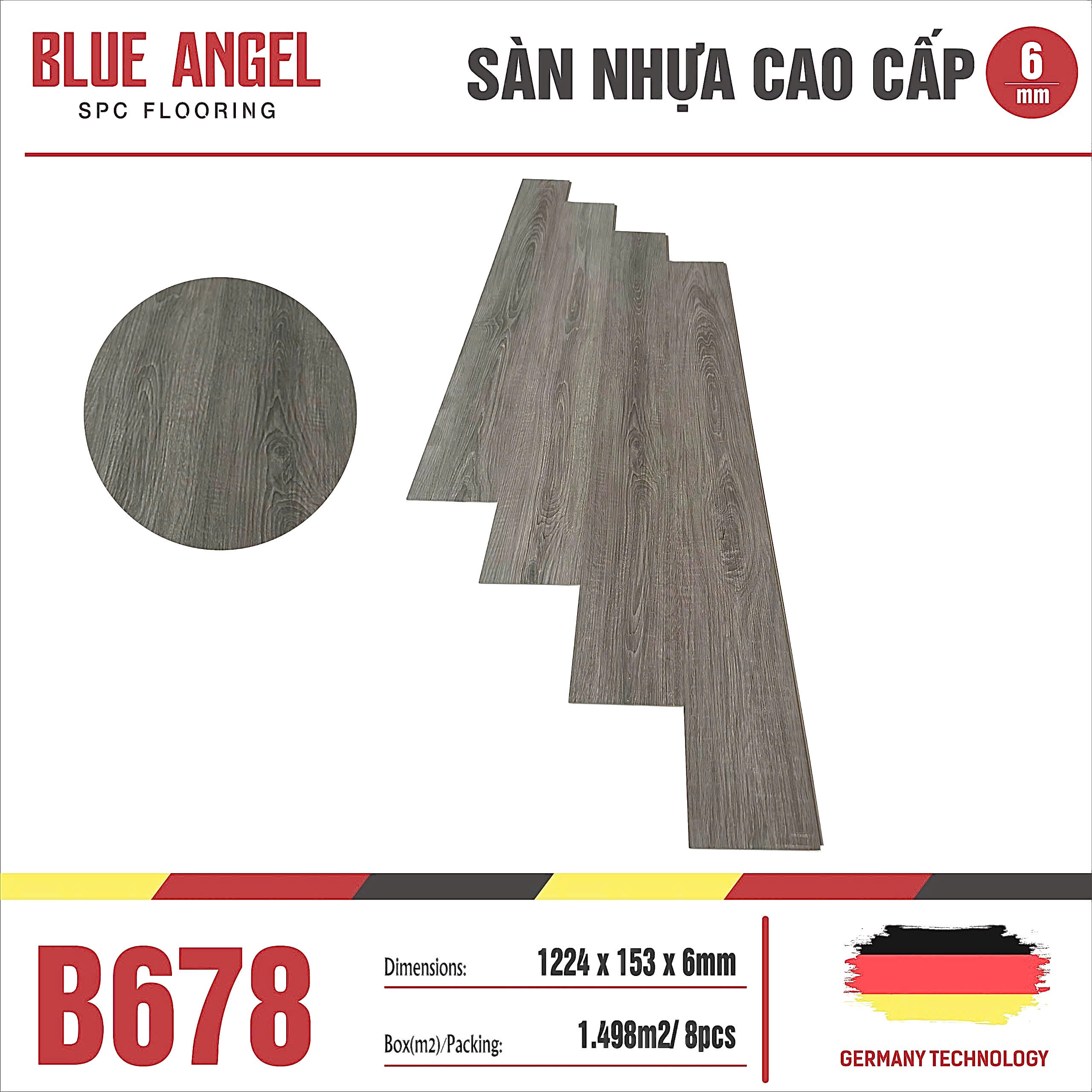 Sàn nhựa Blue Angel B678
